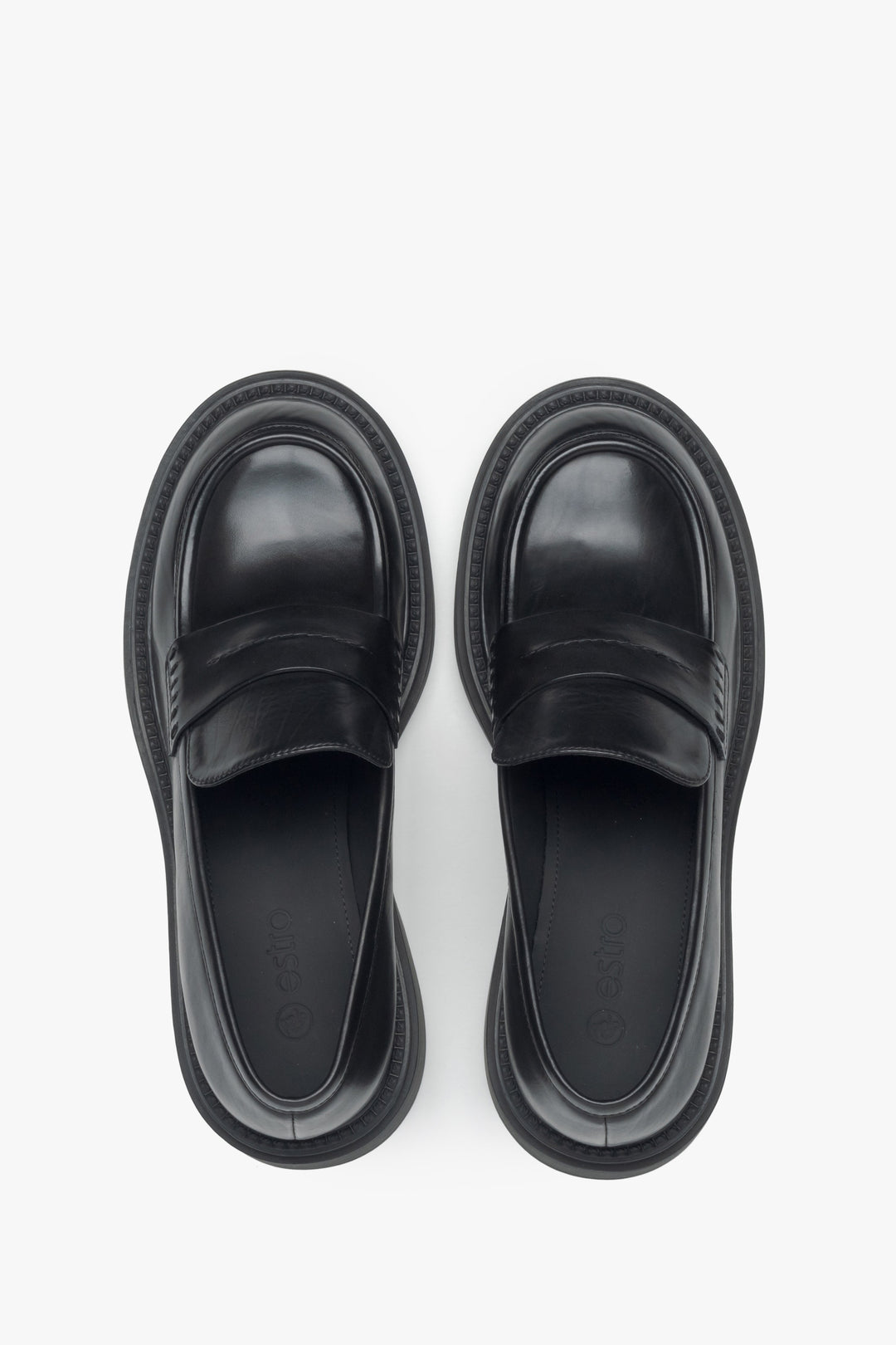 Elegante Penny Loafer für Damen mit quadratischem Absatz Estro ER00115903