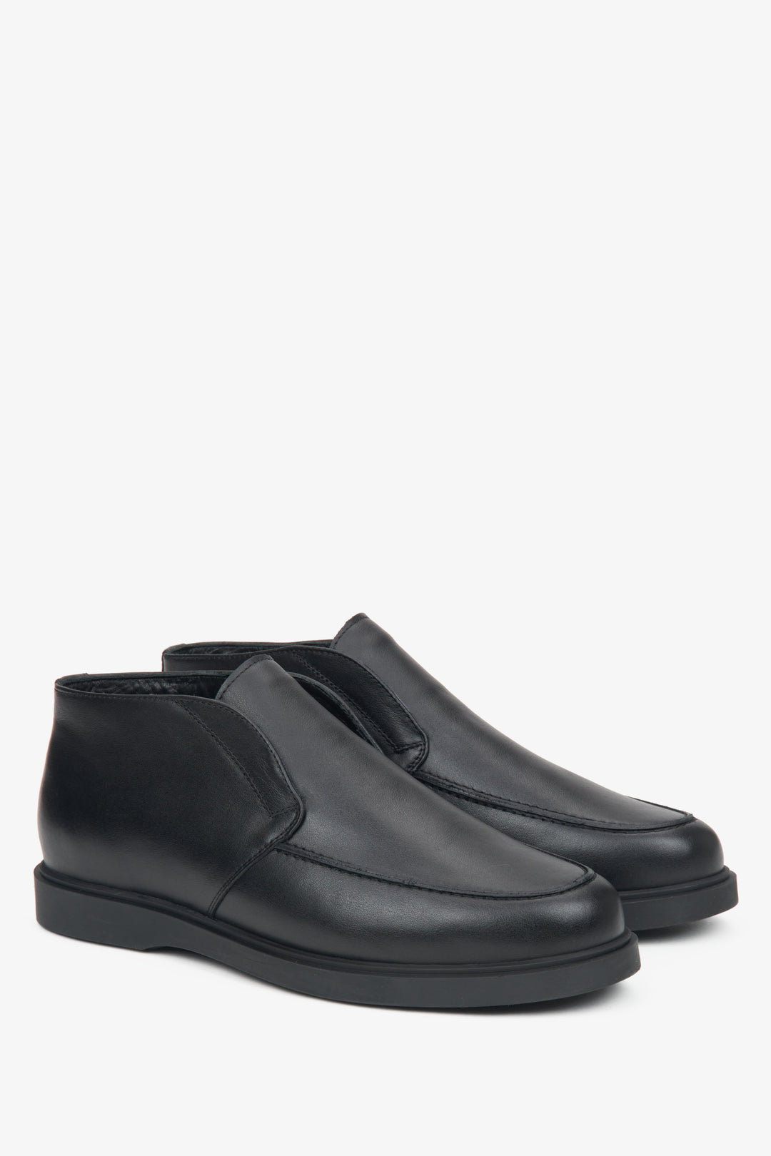 Schwarze Herren-Loafer von Estro.