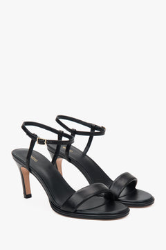 Elegante schwarze Damen-Sandalen von Estro aus Naturleder.