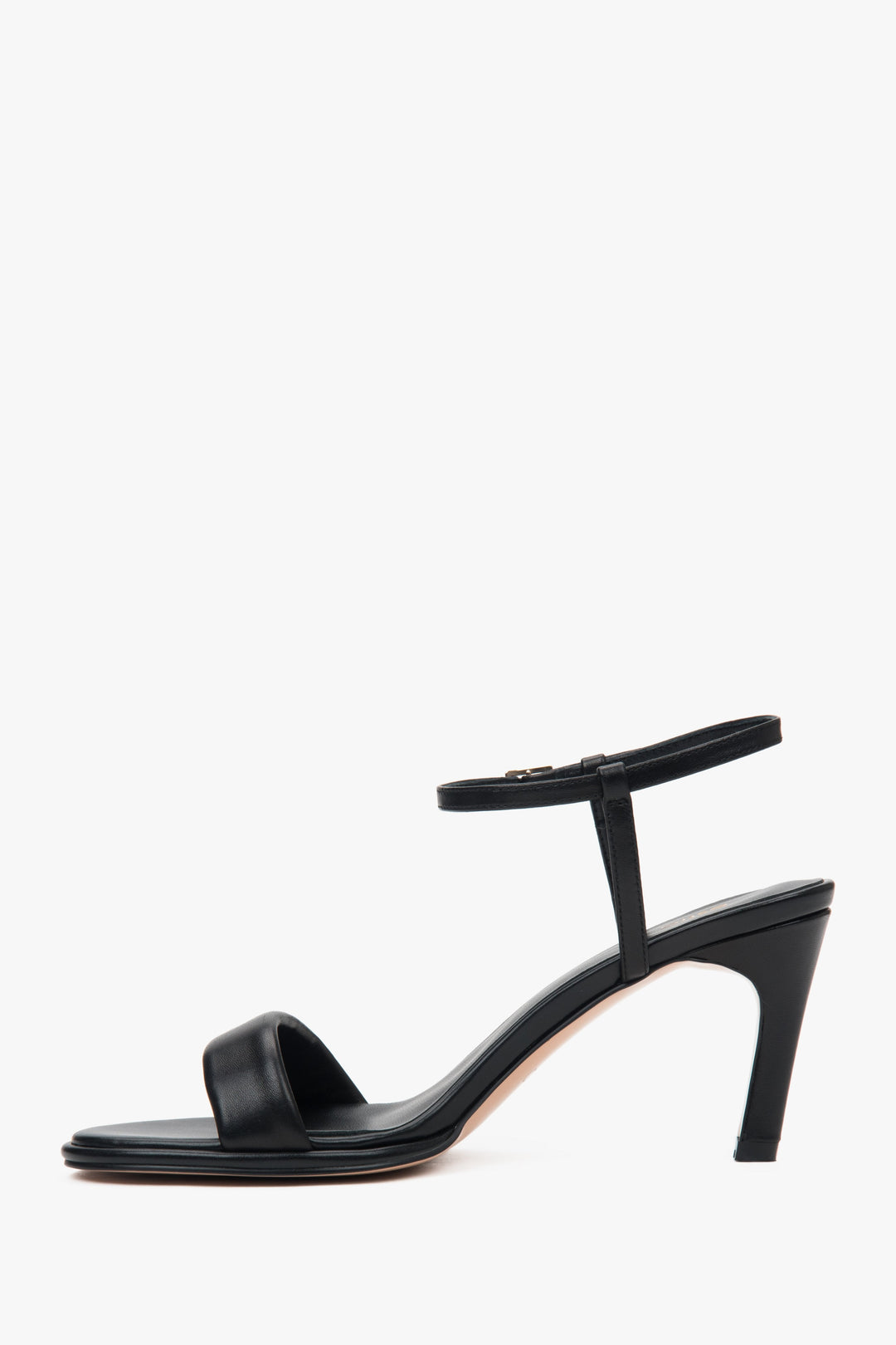 Stilvolle schwarze Damen-Sandalen von Estro aus Naturleder.