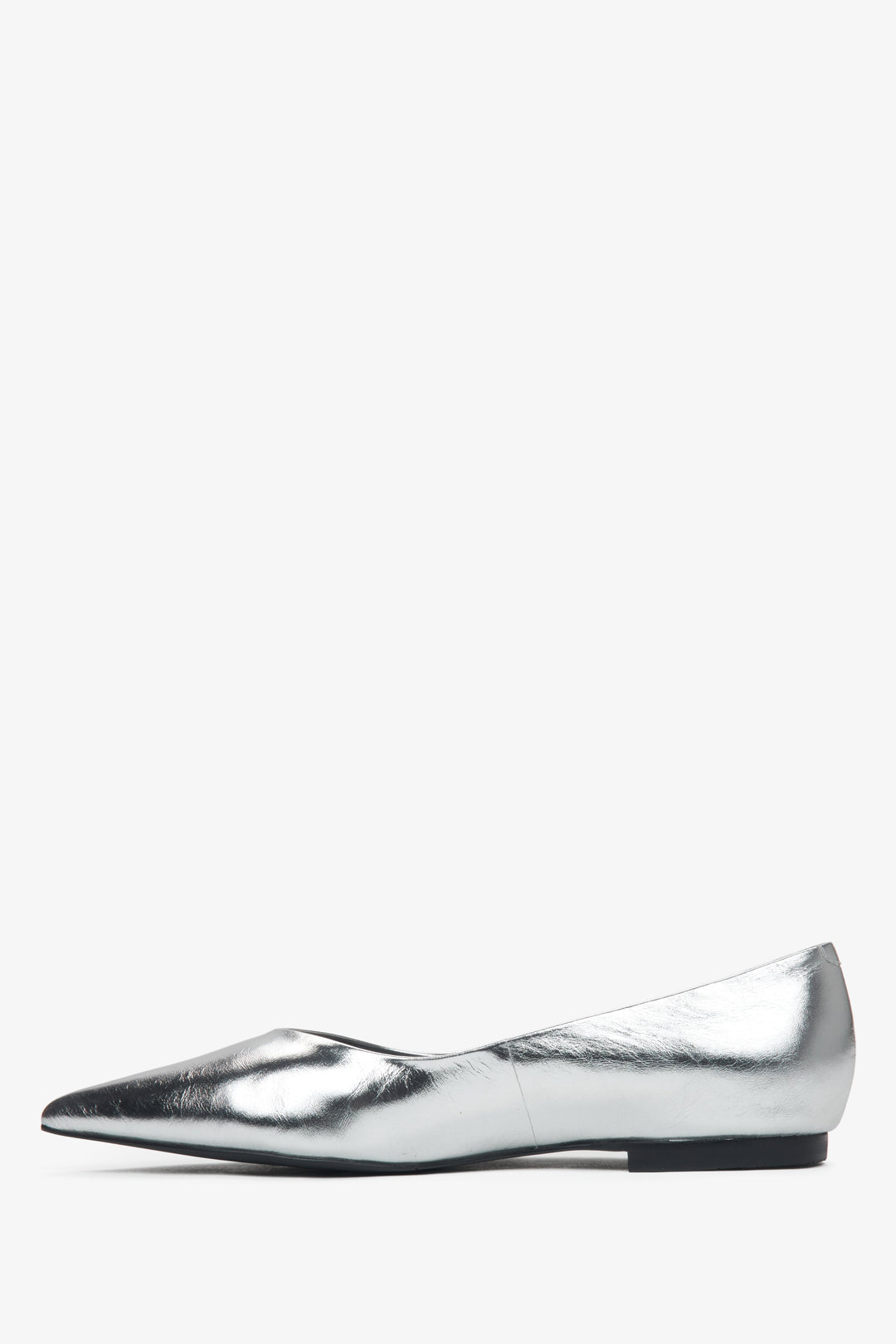 Modische silberne Ballerinas für Damen – Estro ER00115994