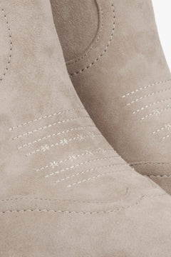Klassische beigen Damen-Cowboystiefel Modell Estro ER00116174