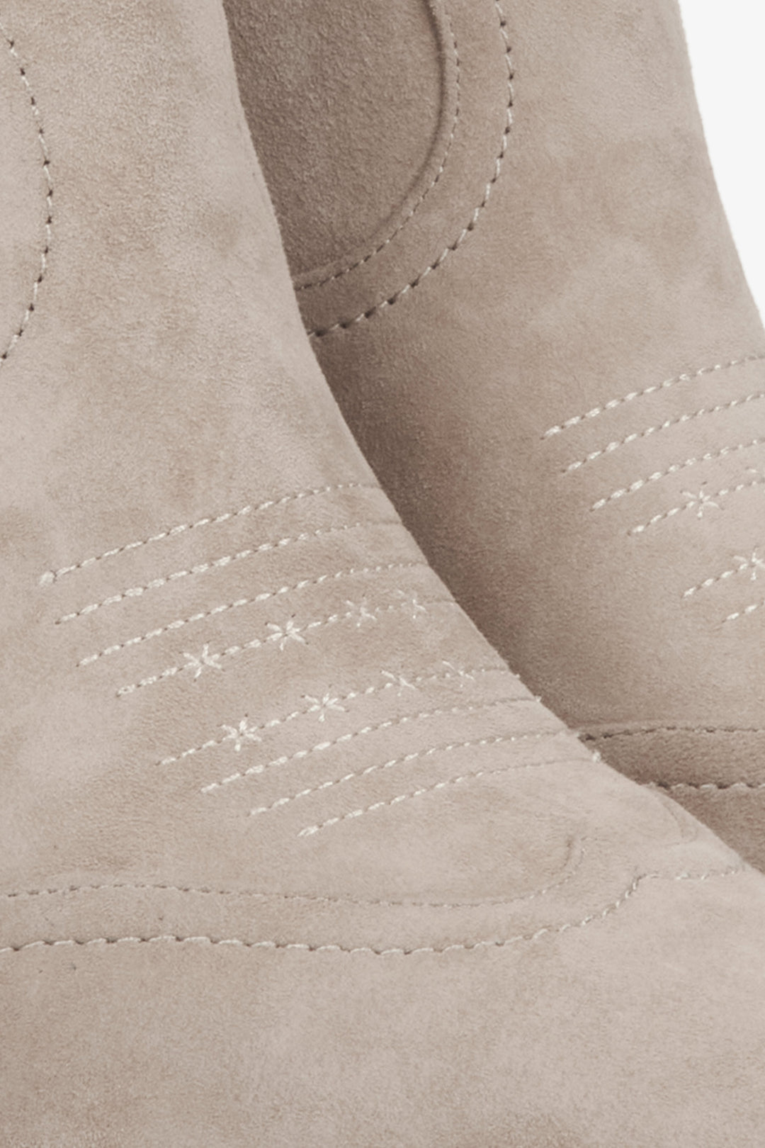 Klassische beigen Damen-Cowboystiefel Modell Estro ER00116174