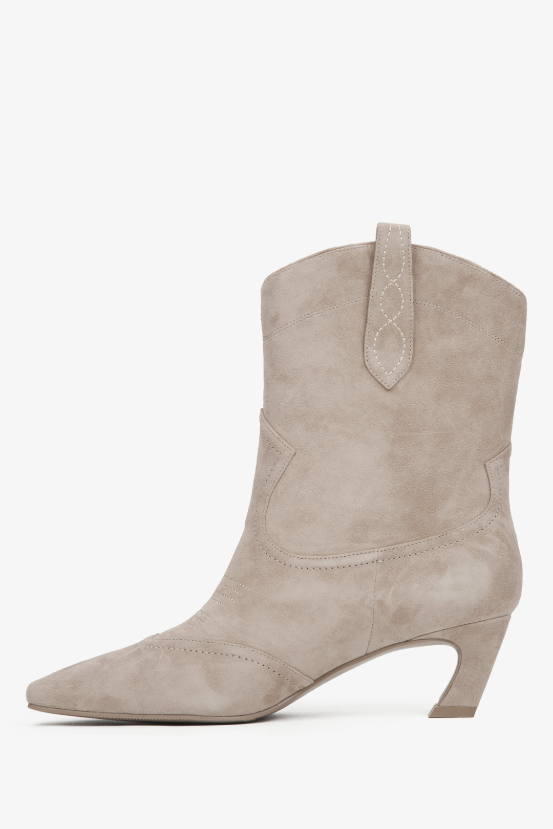 Elegante Damencowboystiefel aus luxuriösem Velours Estro ER00116174
