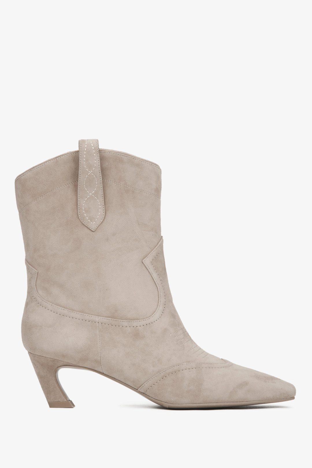 Komfortable Cowboystiefel mit dekorativer Naht Estro ER00116174