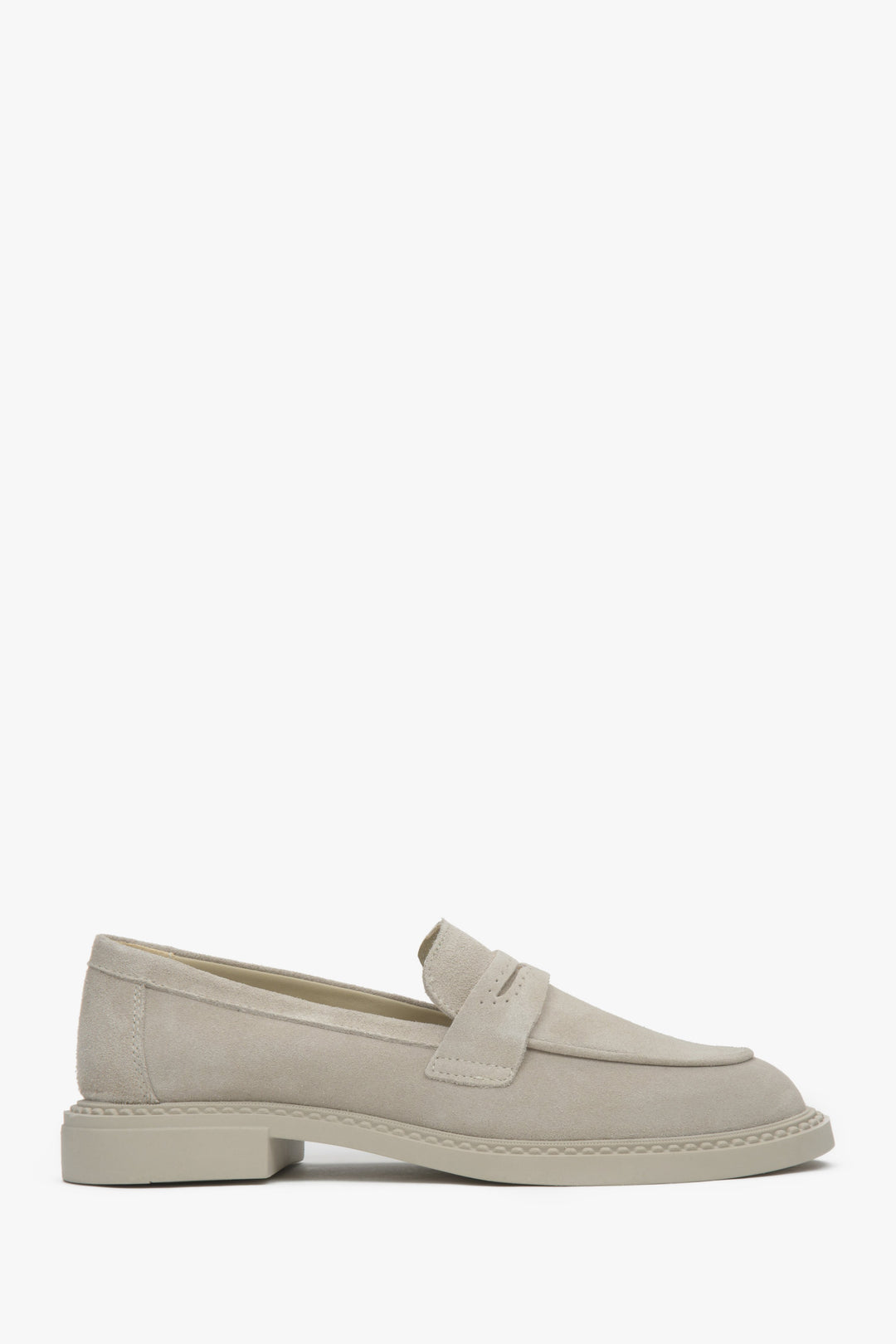 Eleganter Penny-Loafer aus Naturveloursleder Estro ER00117127