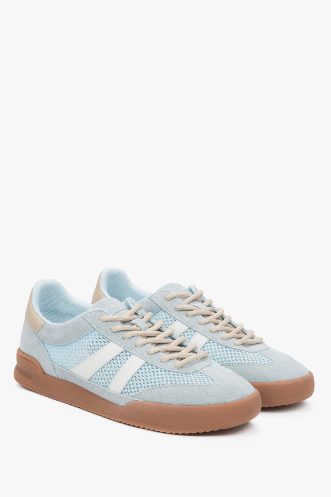 Modische Freizeitschuhe für Damen in Blau mit atmungsaktivem Obermaterial. Estro ER00116893