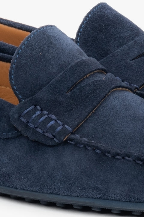 Elegante Veloursleder-Slipper mit Gummisohle Estro ER00117610
