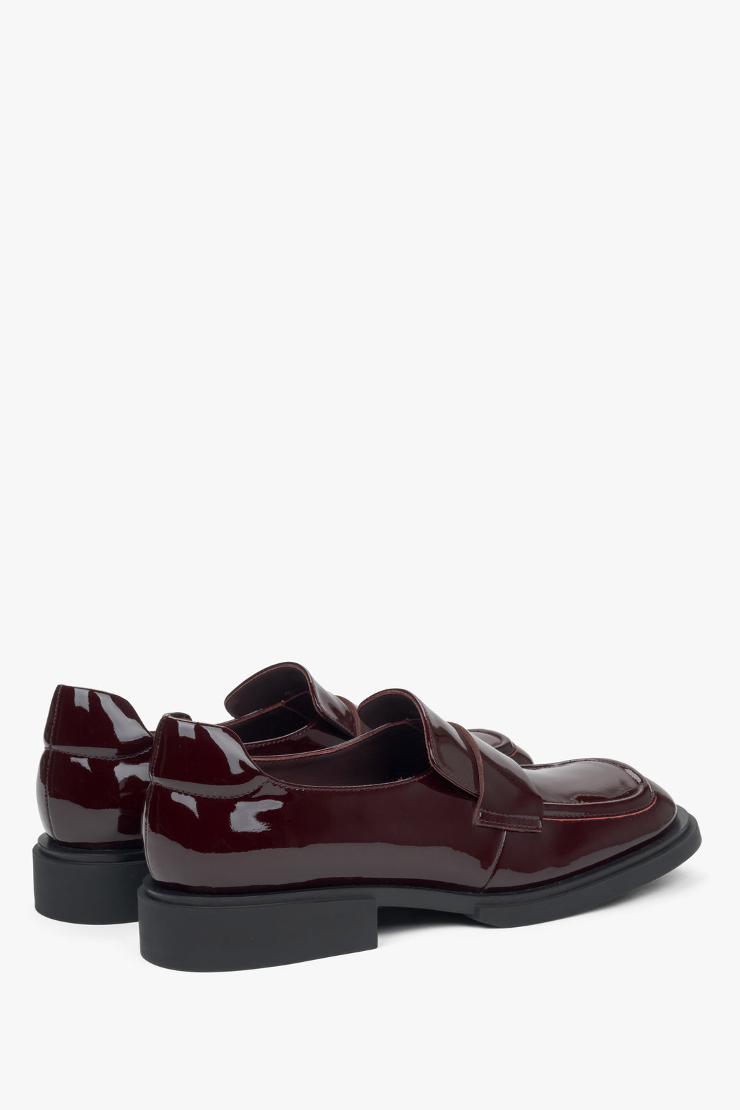 Quadratische Absatzschuhe in Bordeaux – Estro ER00115895