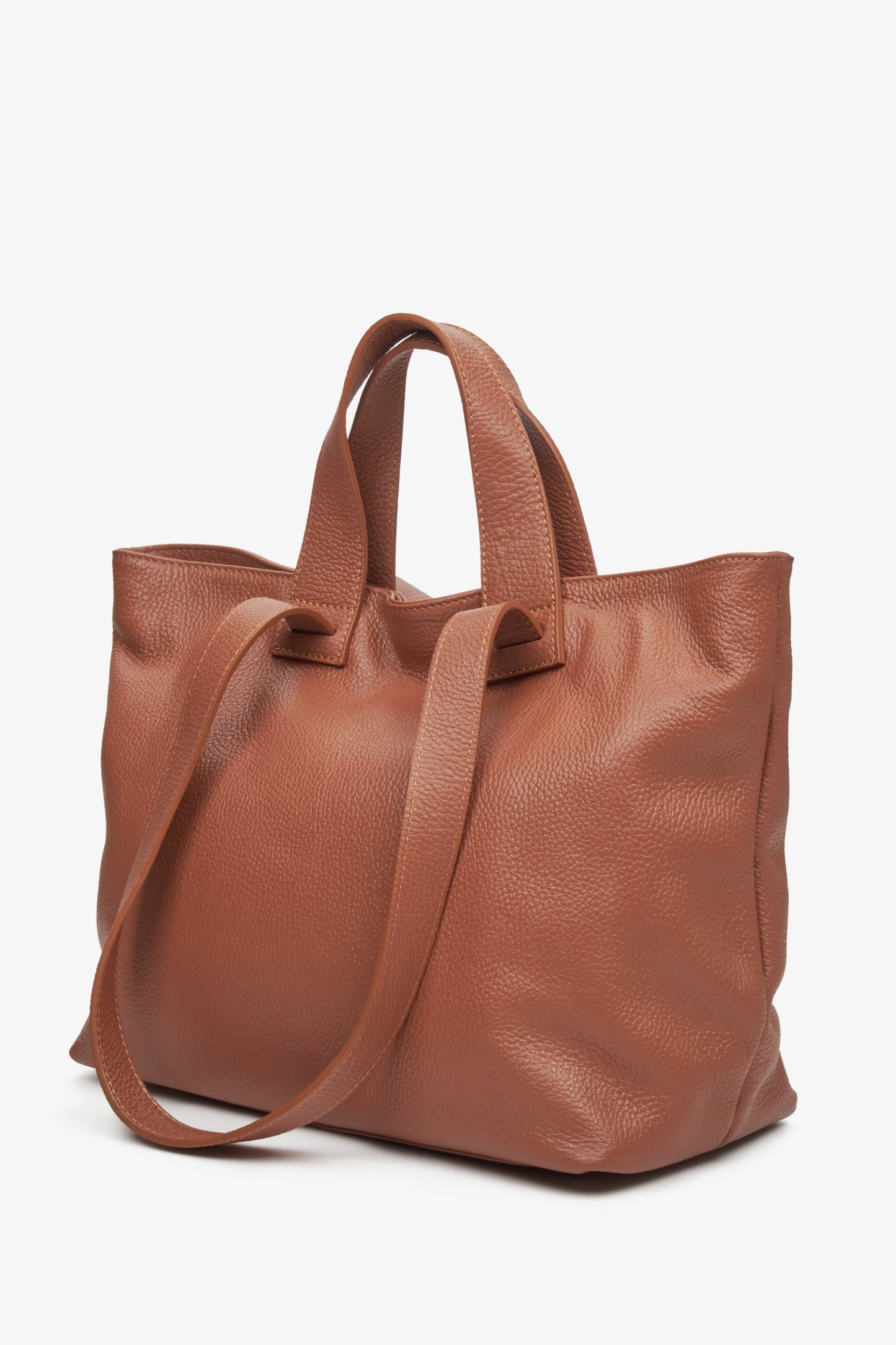 Damen Shopper-Handtasche in Braun im großen Format.