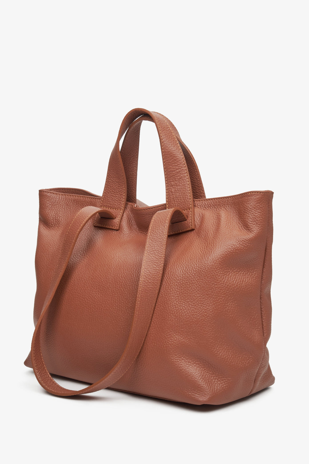 Damen Shopper-Handtasche in Braun im großen Format.