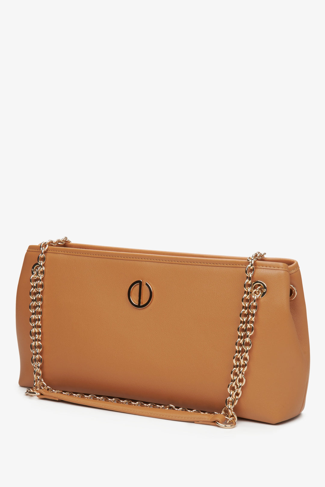 Elegante Damen-Baguette-Tasche von Estro in Braun.