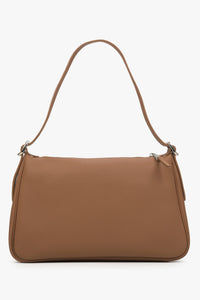 Braune Damen-Schultertasche aus echtem Leder Estro ER00114436.