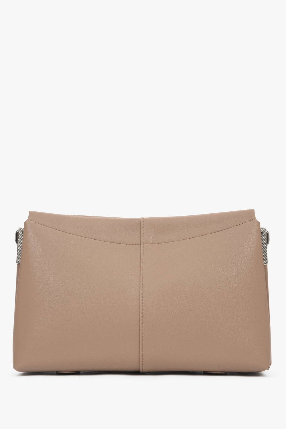 Braune Damen-Umhängetasche aus echtem Leder Estro ER00117238.