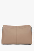 Braune Damen-Umhängetasche aus echtem Leder Estro ER00117238.