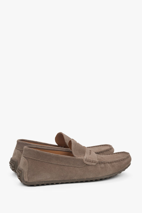 Slip-On-Loafer für Herren in Braun, fotografiert von oben – Estro ER00117604