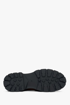 Modische braune Lederloafer für Damen Estro ER00115912