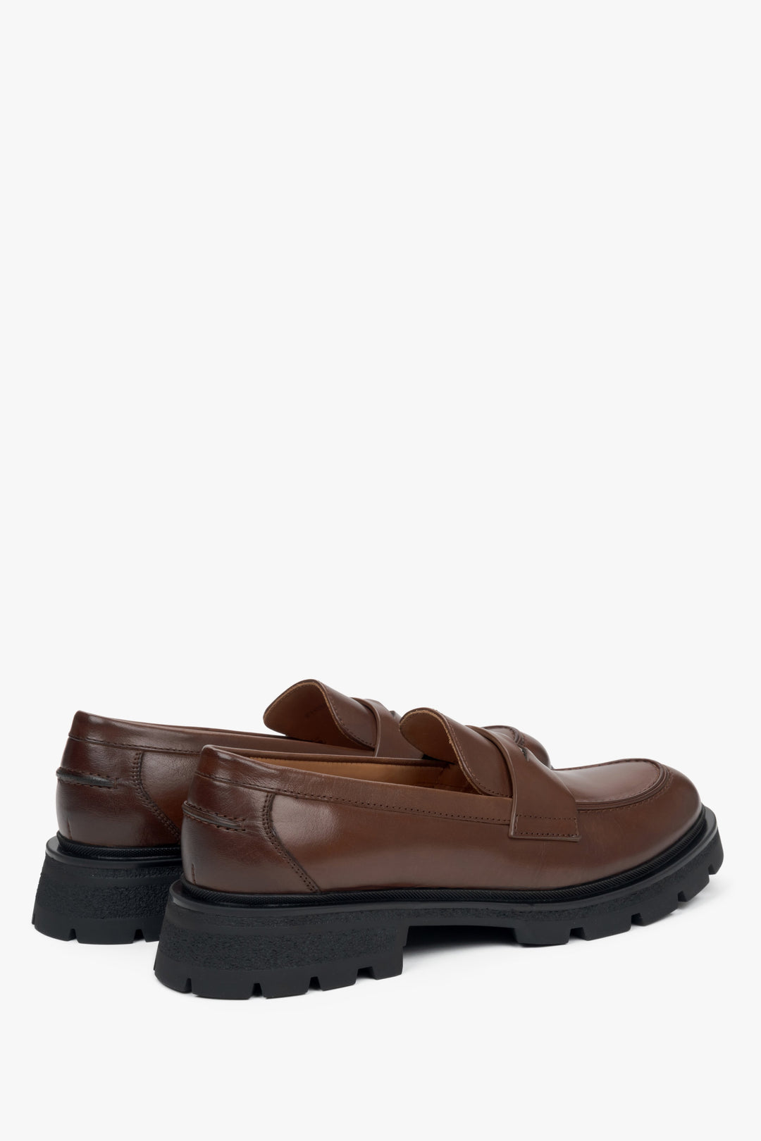 Damen Loafer braun aus echtem Leder Estro ER00115912