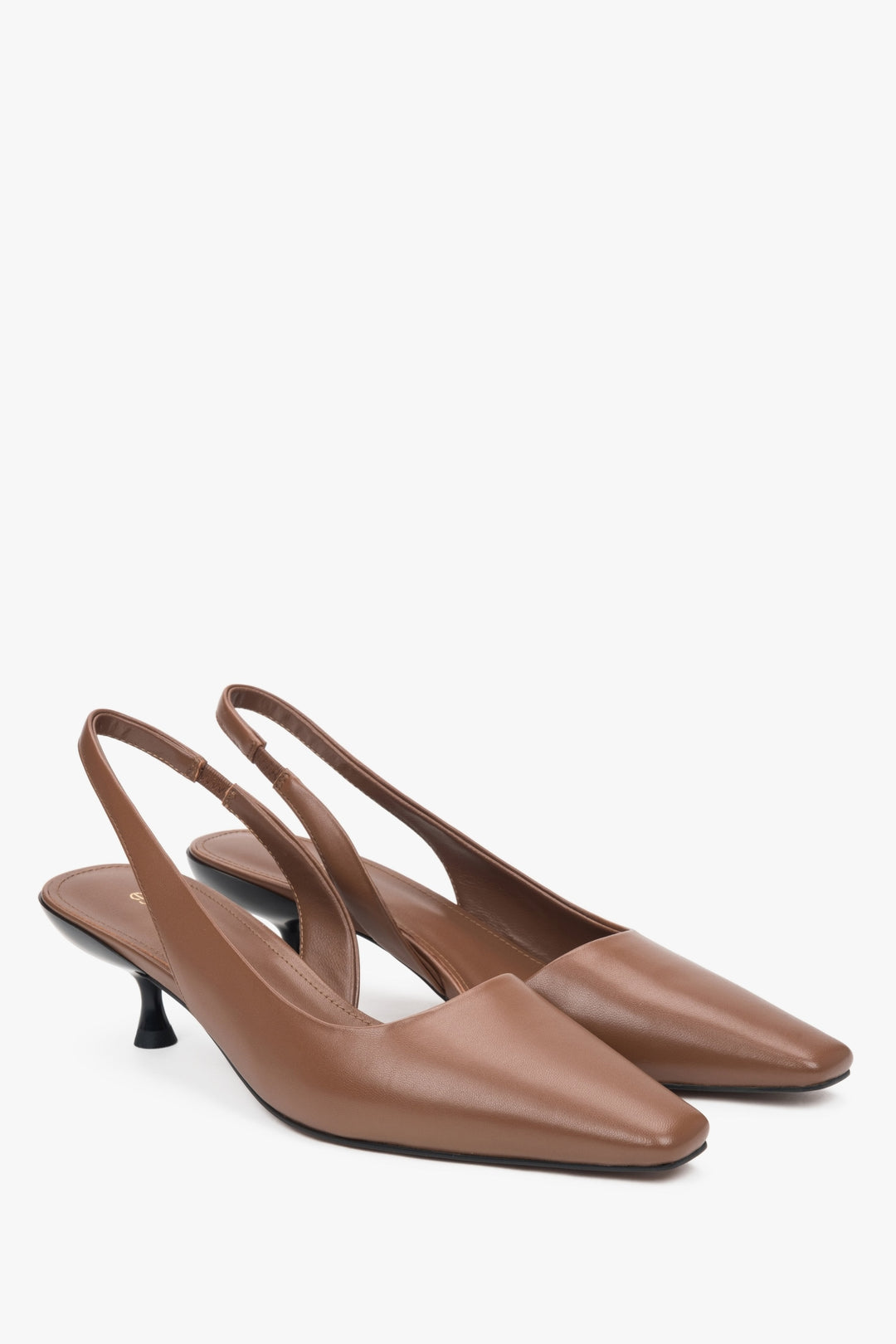 Elegante Damenschuhe in Braun mit Slingback-Riemen – Estro ER00116927