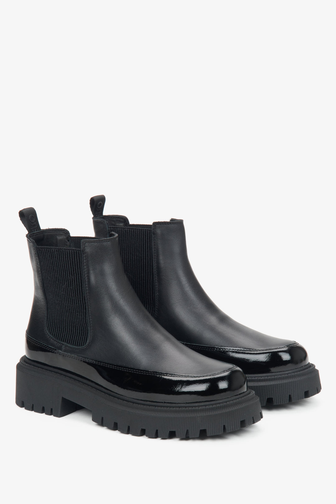 Elegante schwarze Chelsea Boots für Damen Estro ER00116054