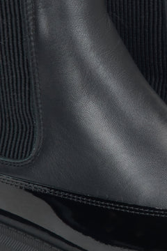 Elegante schwarze Chelsea Boots  Estro ER00116054