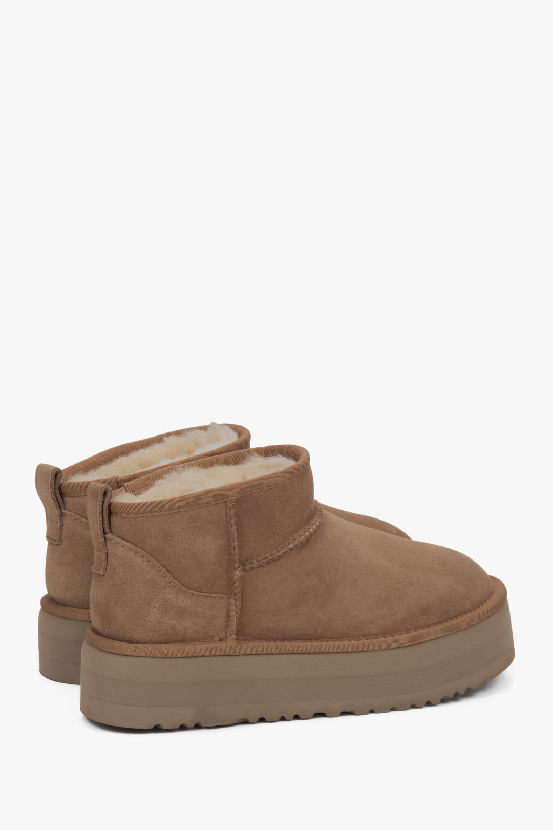Bequeme Schneestiefel für Damen mit Fell und Velours Estro ER00117614