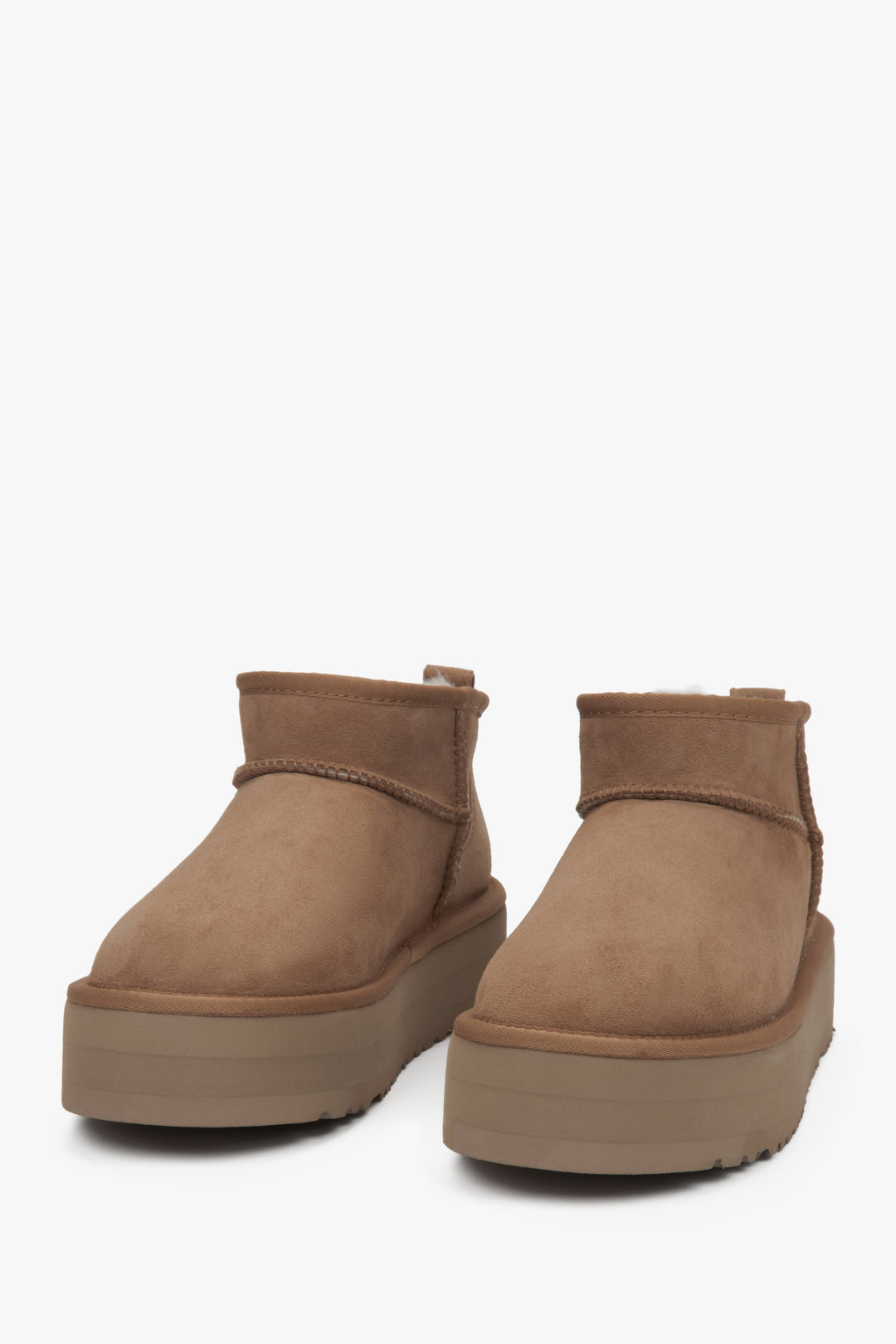 Damen Schneestiefel aus Premium Velours mit Fellfutter Estro ER00117614