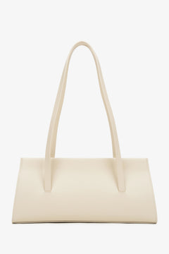 Elegante Damenhandtasche in hellem Beige von Estro, aus natürlichem Leder gefertigt.