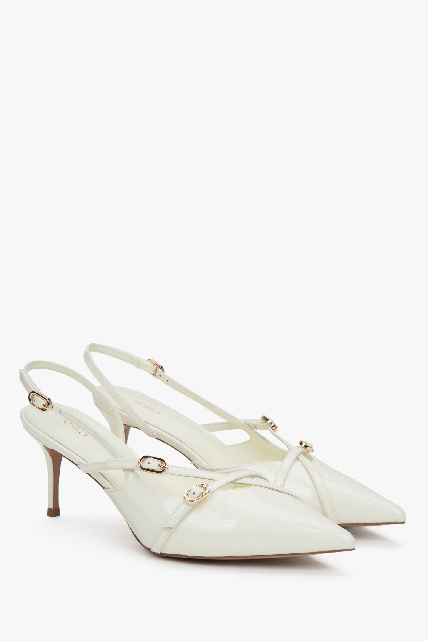 Elegante Pumps aus echtem Lackleder, Estro ER00117222