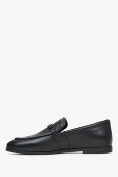 Elegante Damen Slipper mit Kettendetail in Schwarz – Estro ER00115616