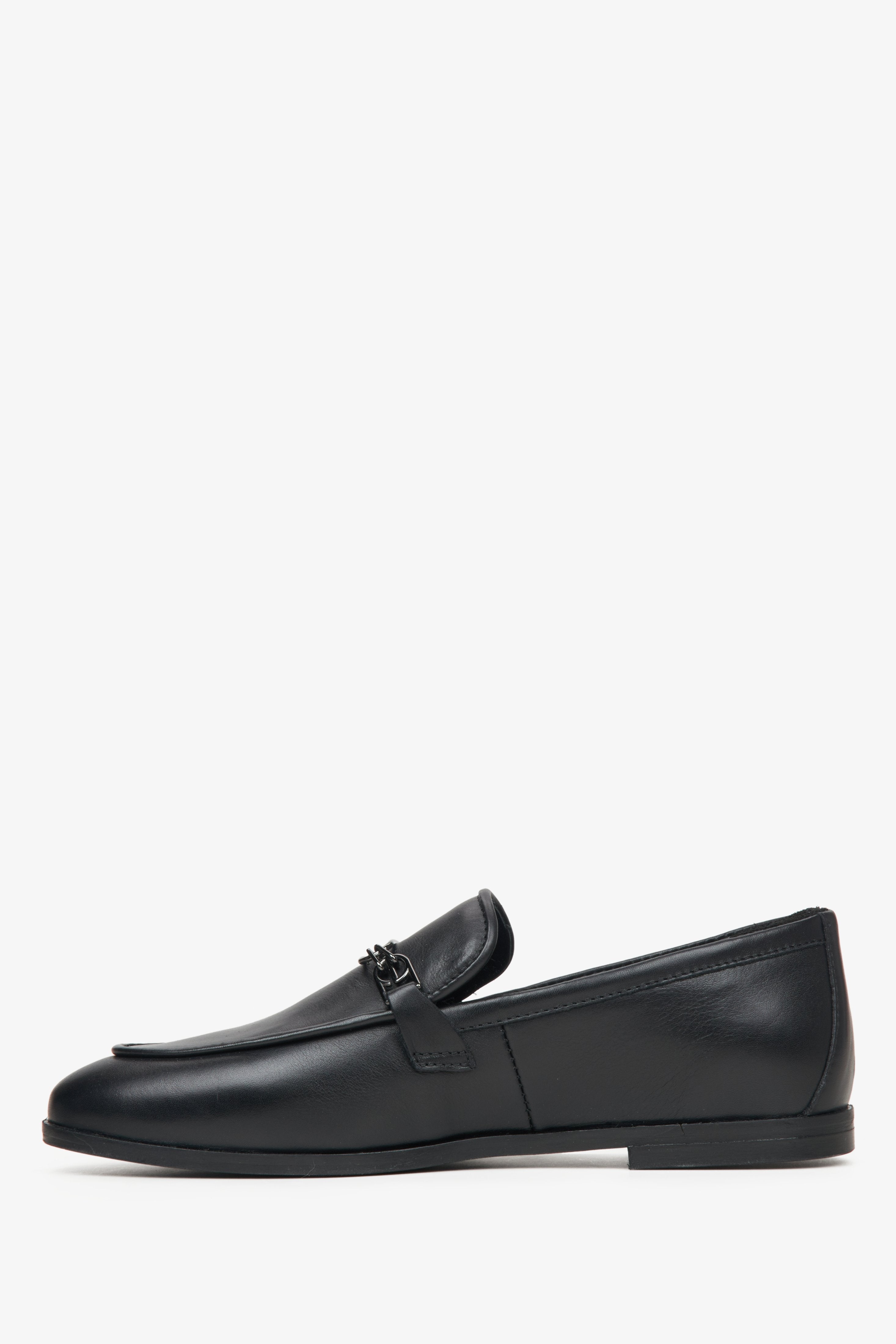 Elegante Damen Slipper mit Kettendetail in Schwarz – Estro ER00115616