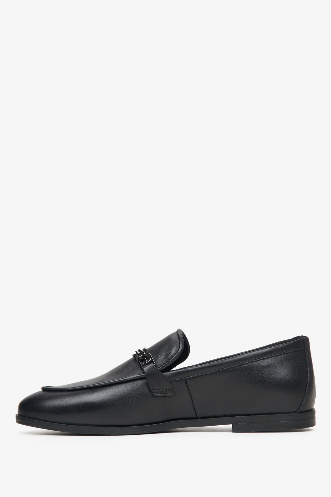 Elegante Damen Slipper mit Kettendetail in Schwarz – Estro ER00115616
