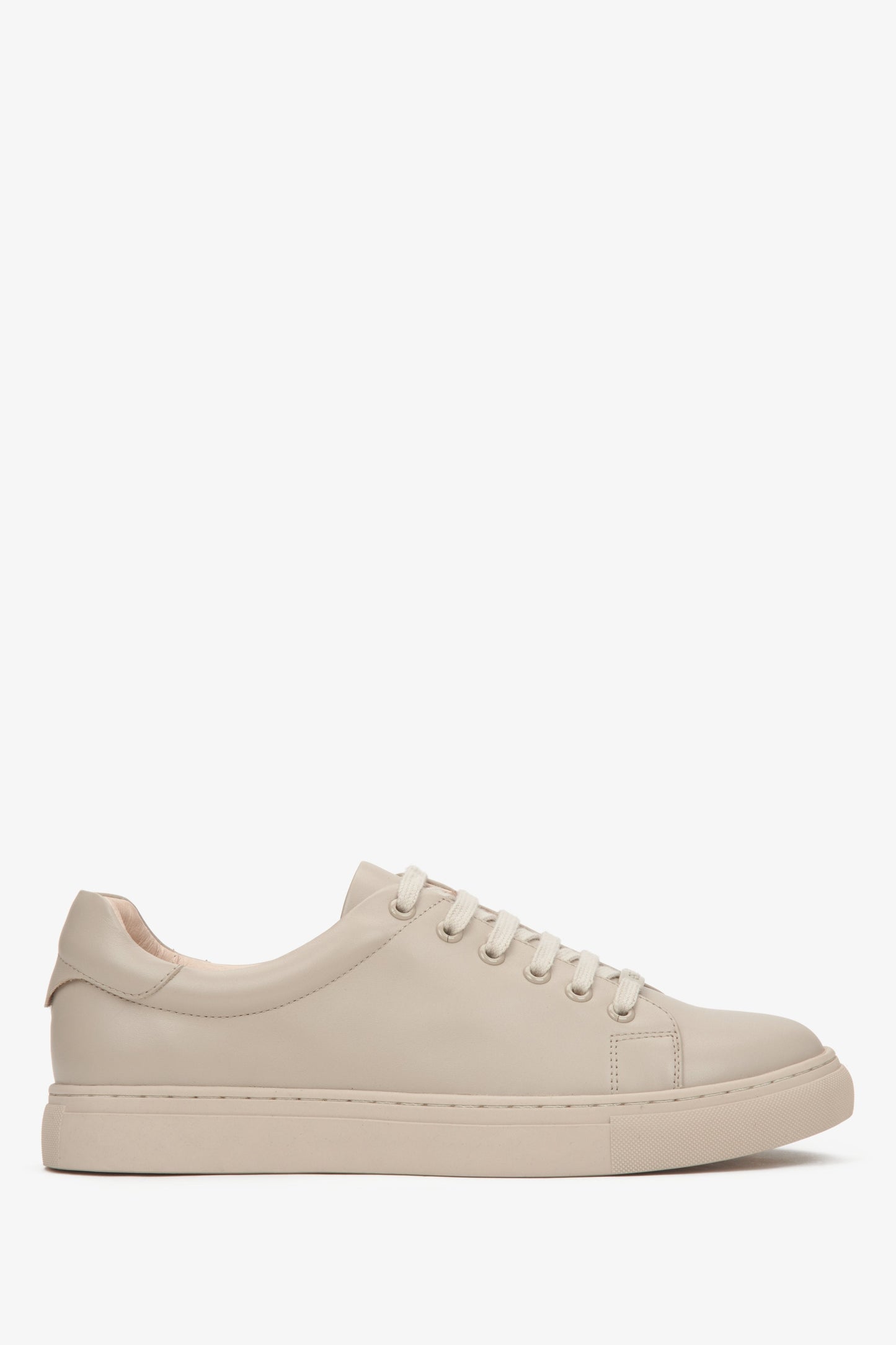 Damen Sneaker in Beige aus echtem Leder Estro ER00116629.