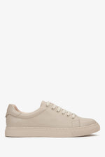Damen Sneaker in Beige aus echtem Leder Estro ER00116629.