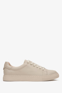 Damen Sneaker in Beige aus echtem Leder Estro ER00116629.