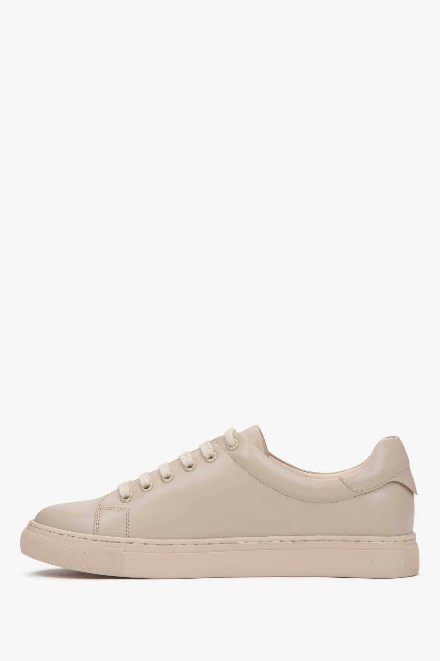 Damen Sneaker in Beige aus echtem Leder Estro ER00116629