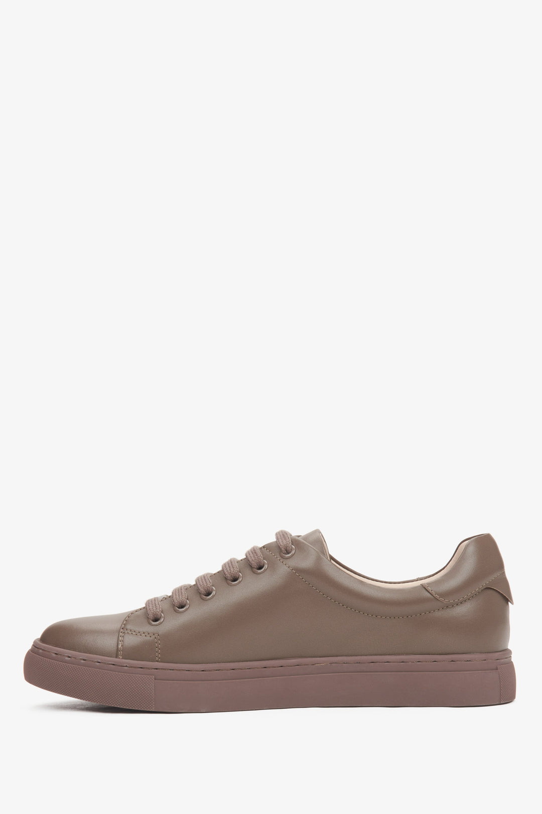 Damen Sneaker in Braun aus echtem Leder Estro ER00116628