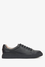 Damen Sneaker in Schwarz aus echtem Leder Estro ER00116627.