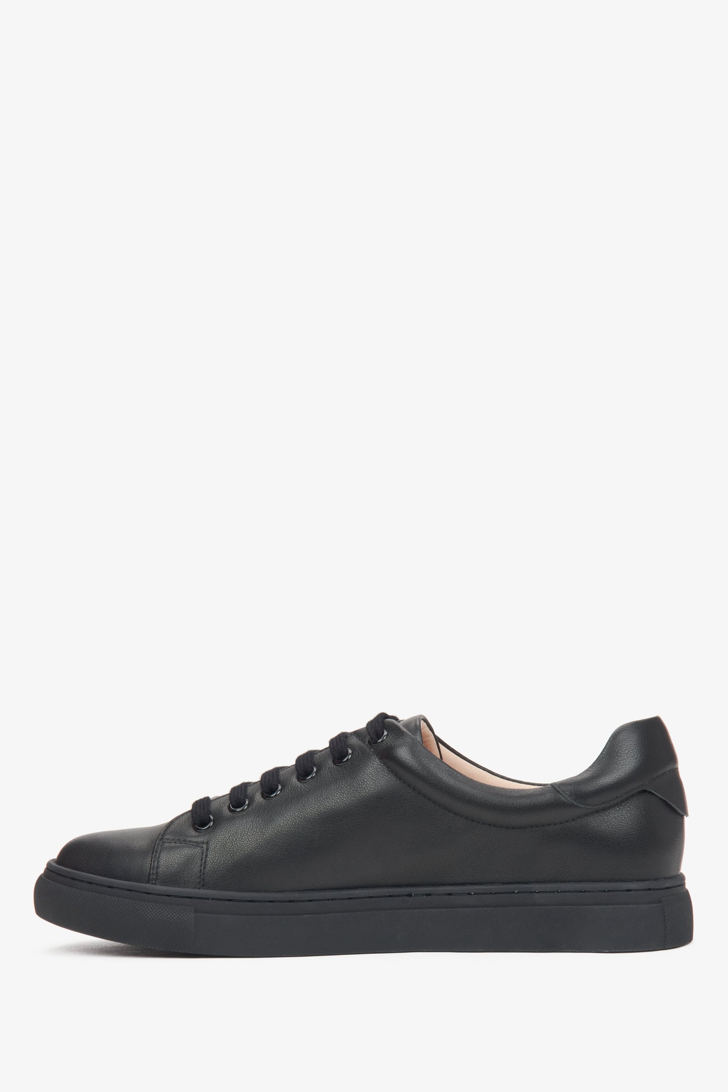 Damen Sneaker in Schwarz aus echtem Leder Estro ER00116627