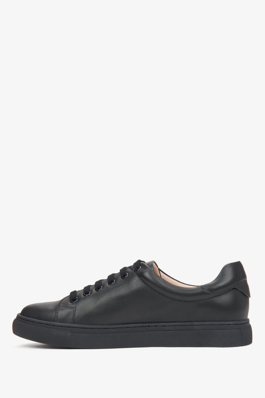 Damen Sneaker in Schwarz aus echtem Leder Estro ER00116627