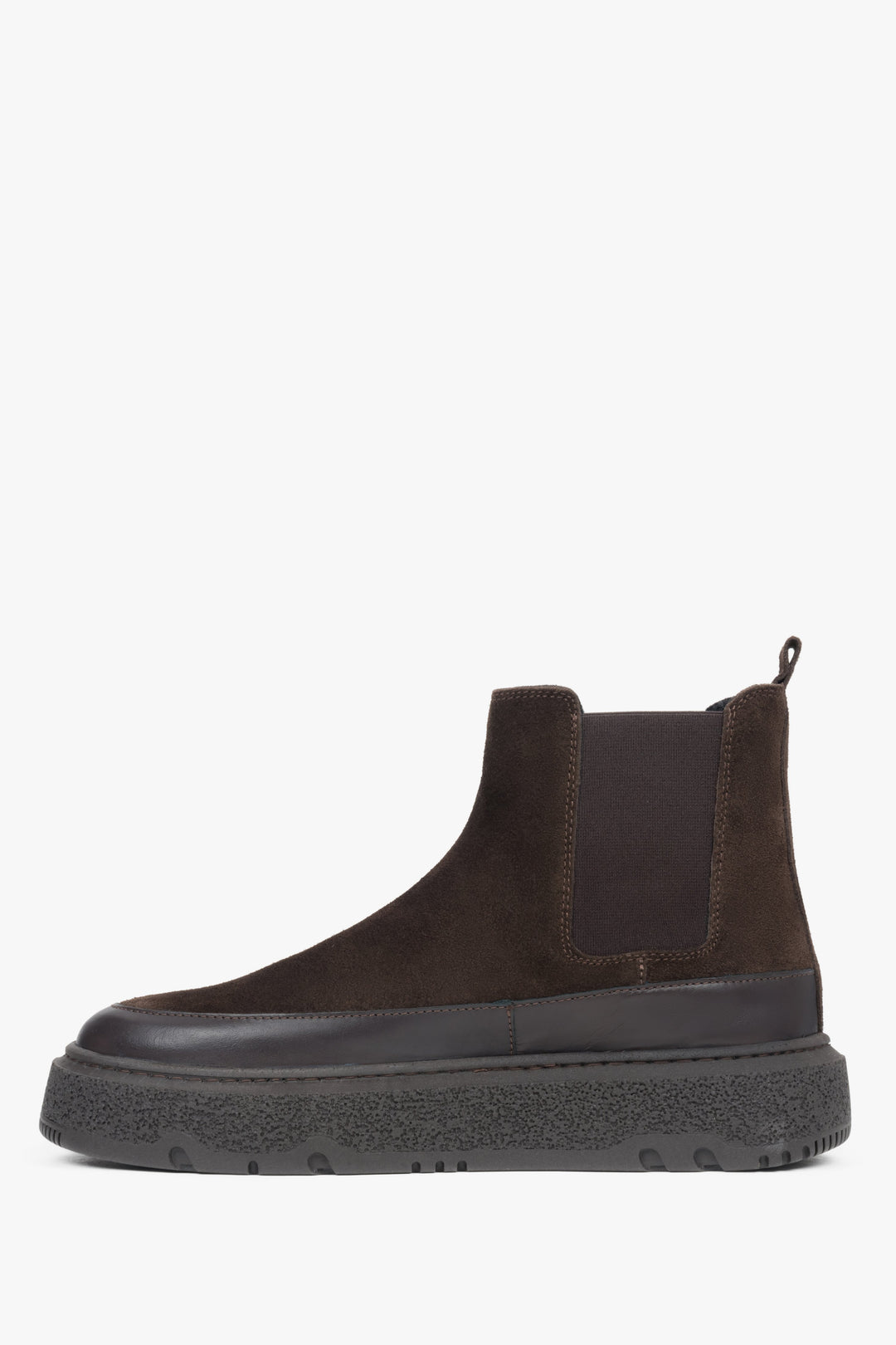 Elegante Damen Chelsea Boots in Braun mit weichem Innenfutter Estro ER00117959