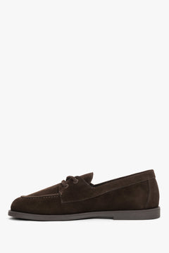 Flache Außenansicht des Bootsschuh-Loafers mit flexibler TR-Sohle