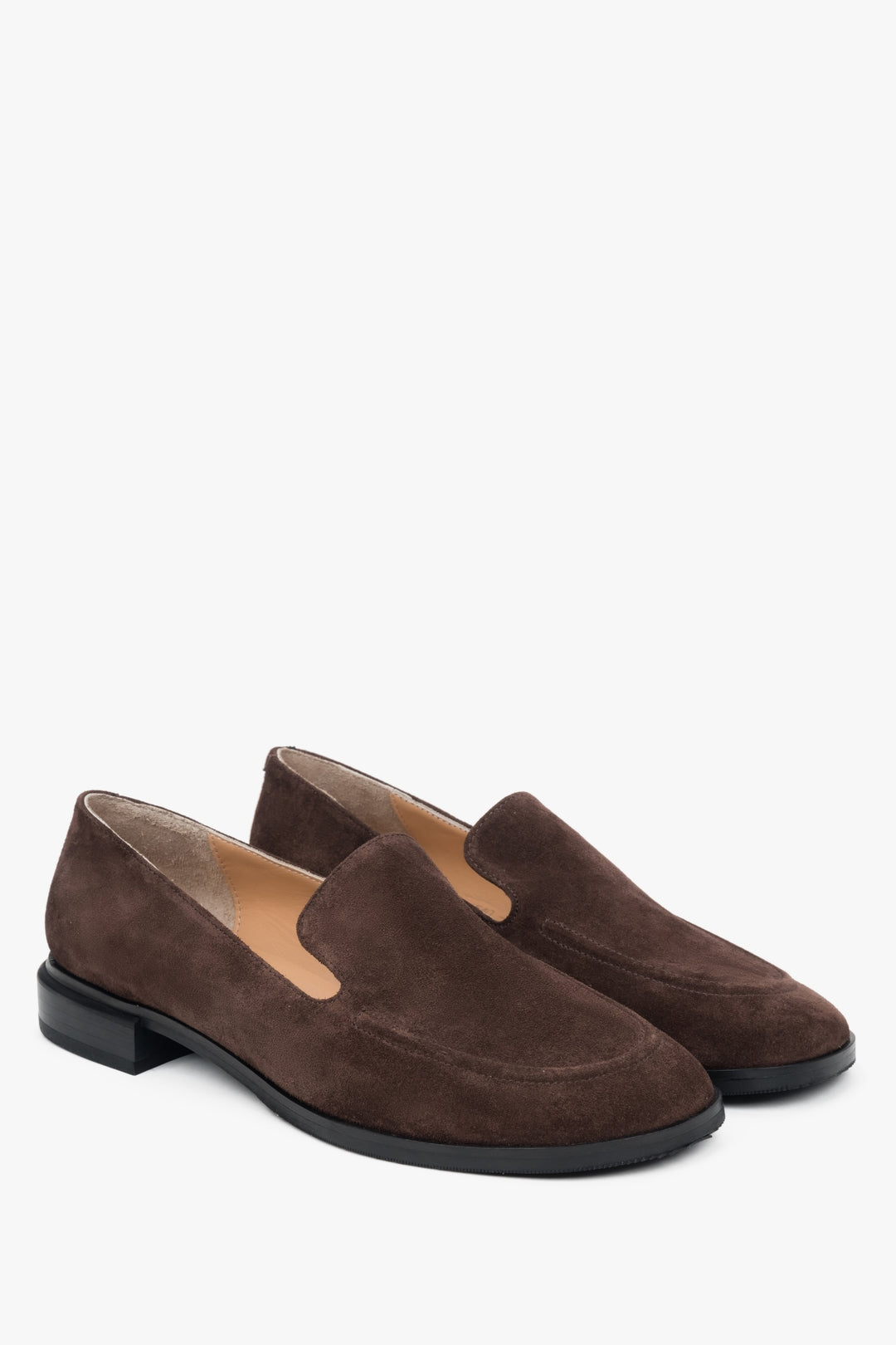 Loafer mit flacher Sohle in Dunkelbraun Estro ER00117616