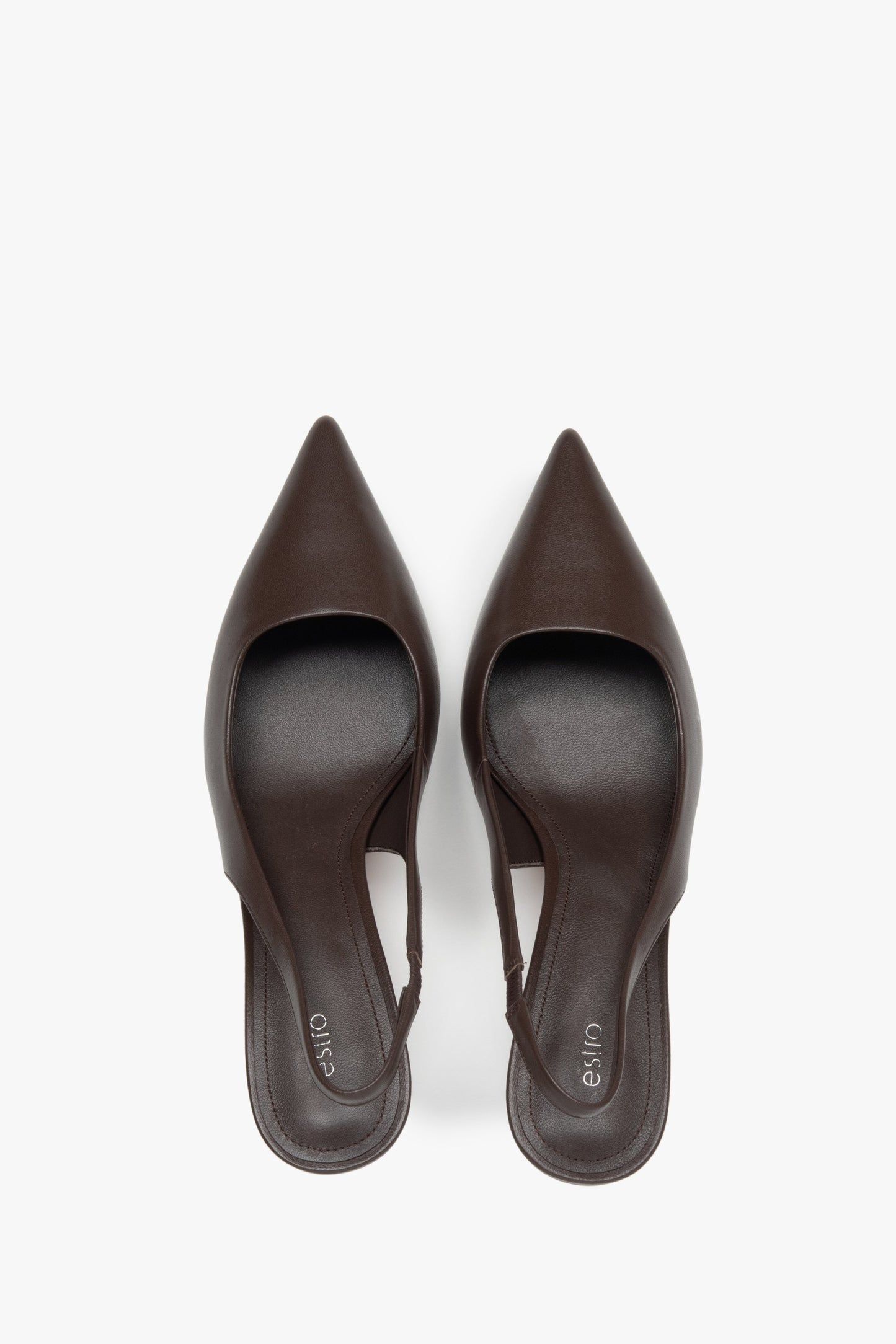 Elegante Slingback Pumps mit 8 cm Stilettoabsatz Estro ER00116974