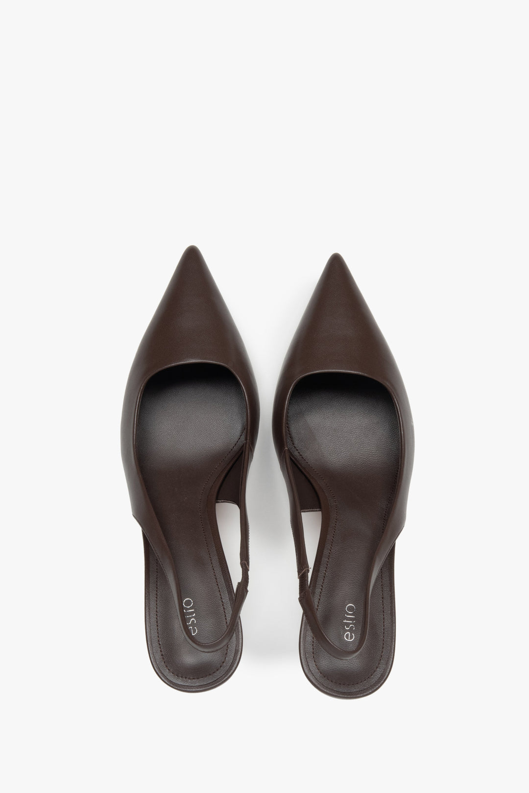 Elegante Slingback Pumps mit 8 cm Stilettoabsatz Estro ER00116974