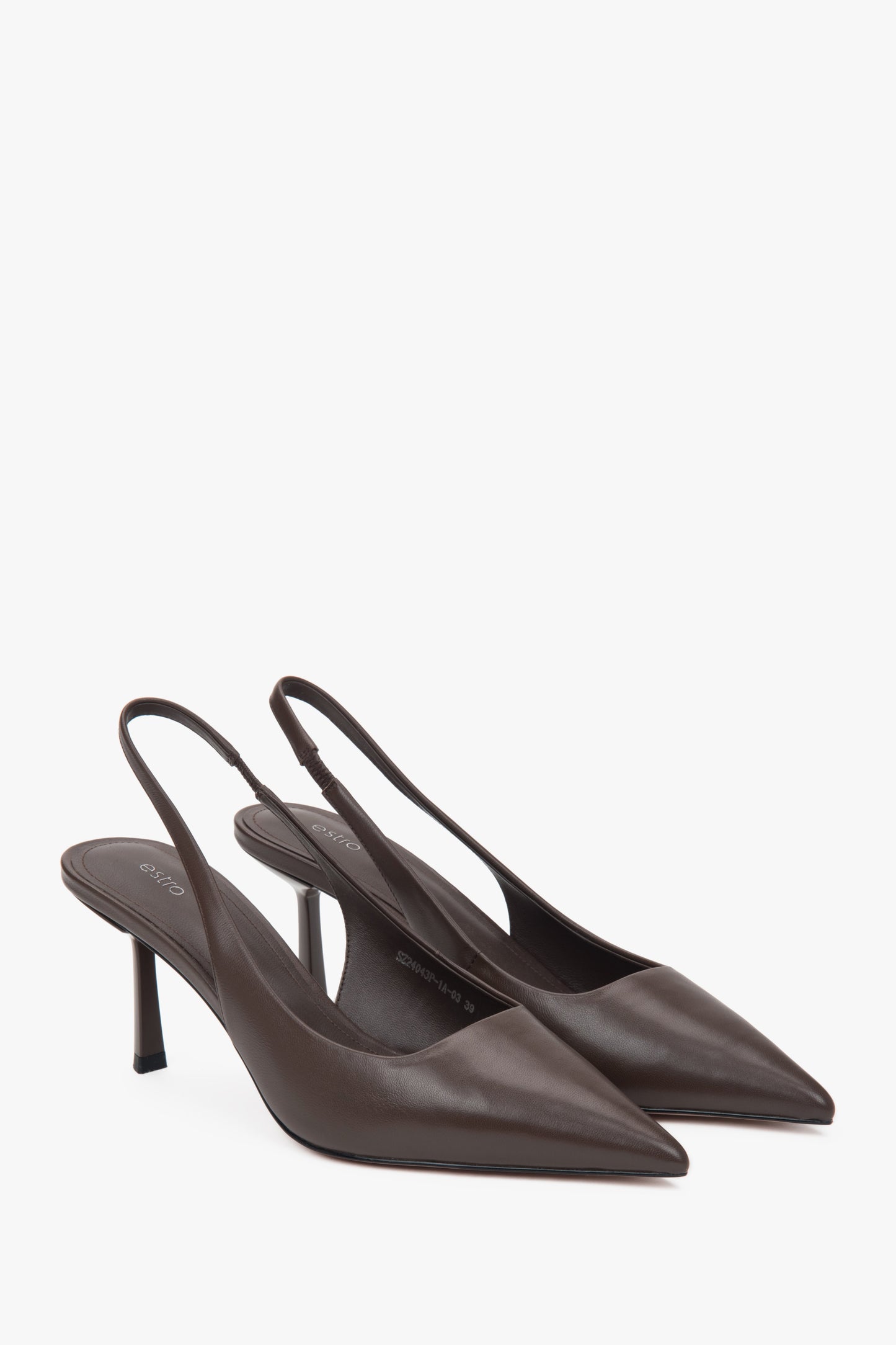 Damen High Heel Pumps mit Lederfutter und hohem Absatz Estro ER00116974
