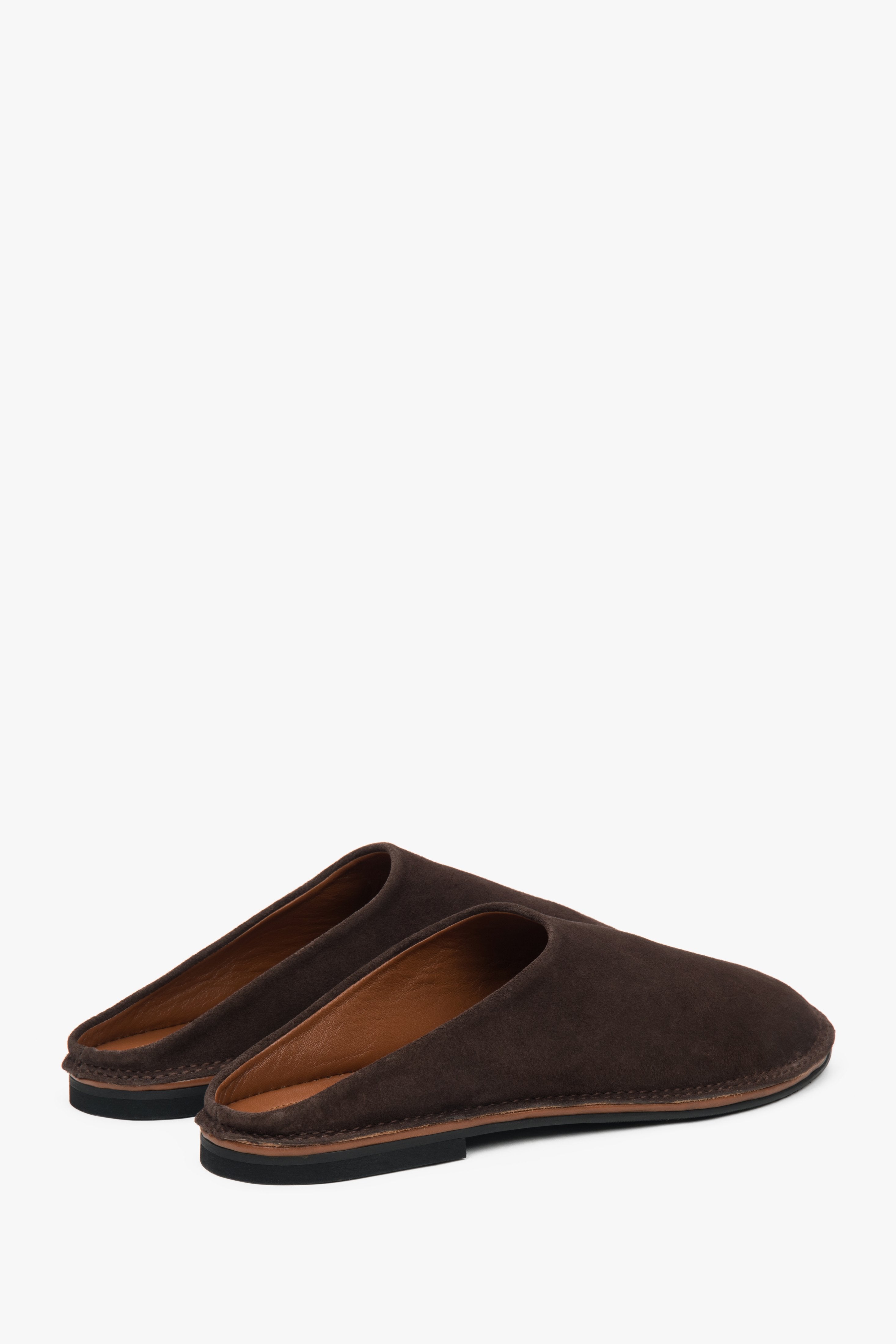 Flache Damen-Mules mit komfortabler Passform in Braun – Estro ER00117373