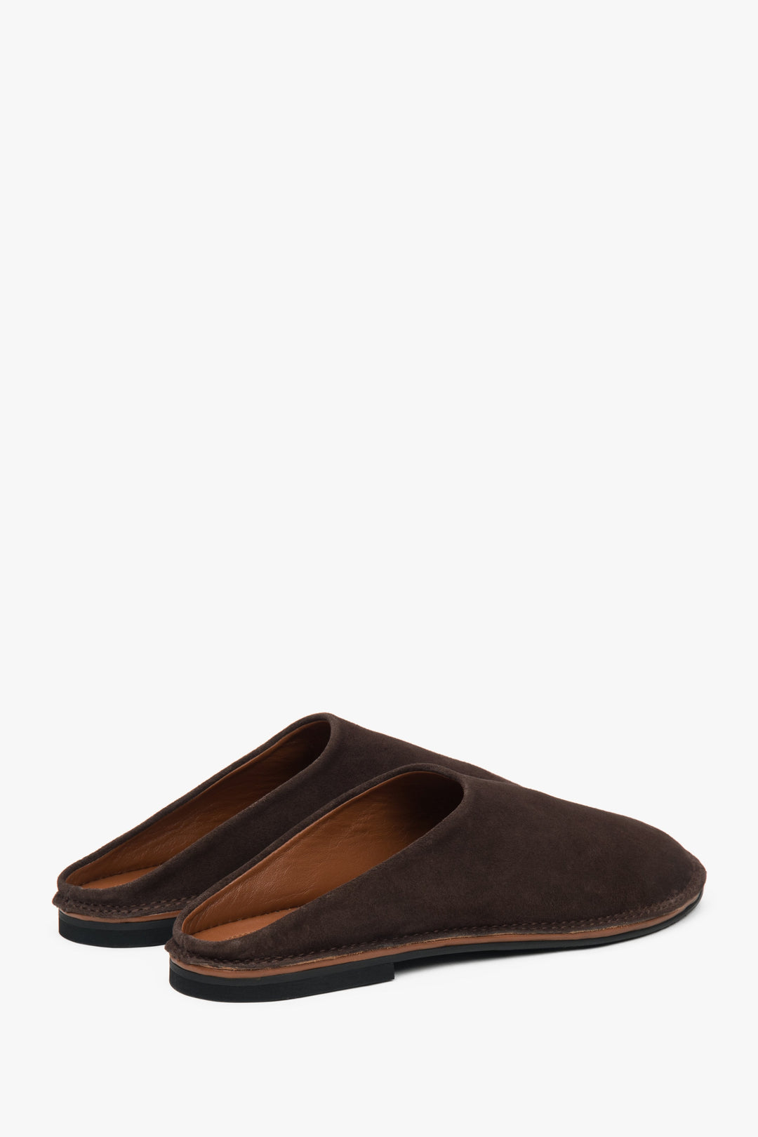 Flache Damen-Mules mit komfortabler Passform in Braun – Estro ER00117373