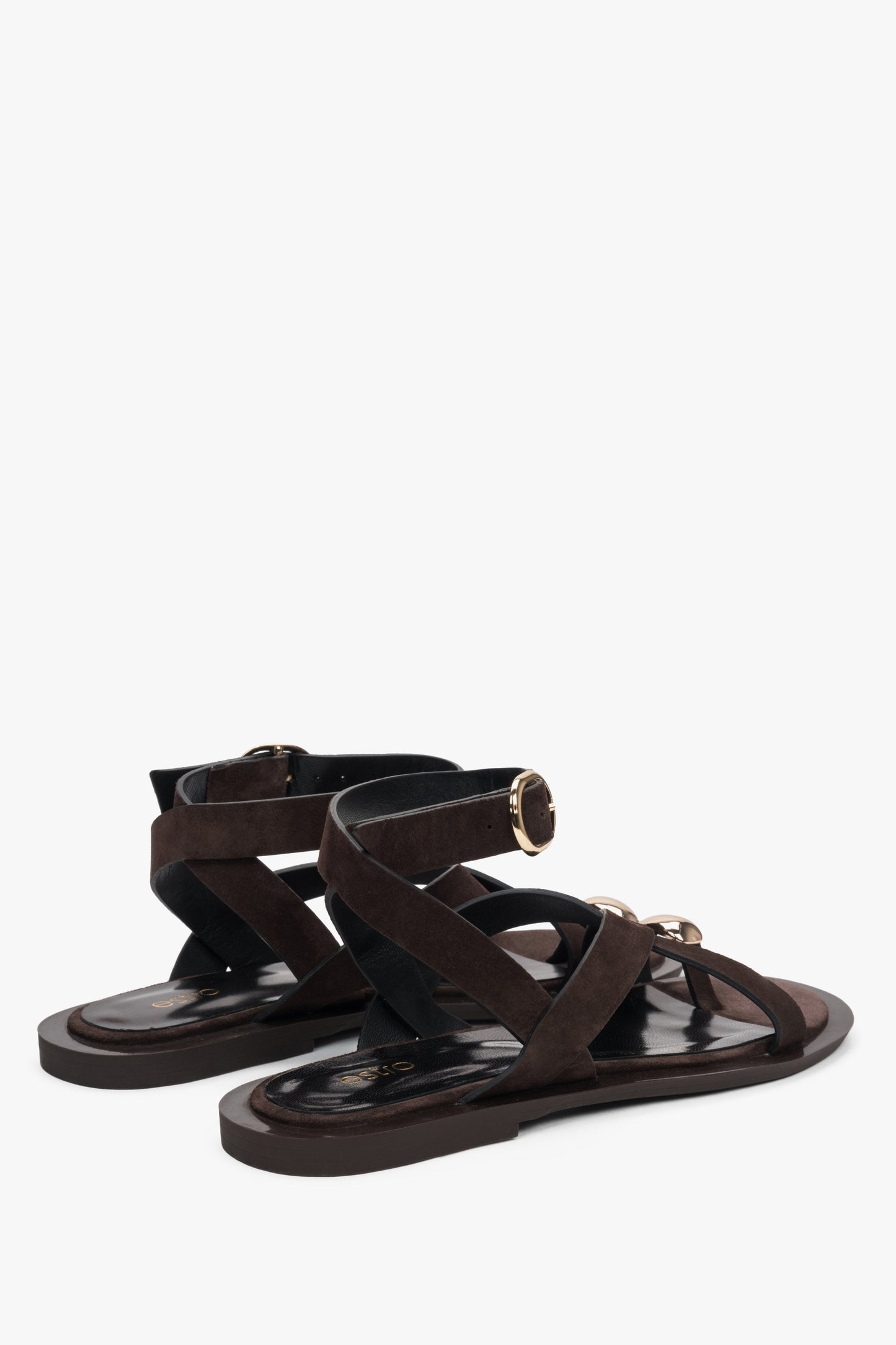 Bequeme Sommerschuhe aus Echtleder für Damen, Estro ER00117380