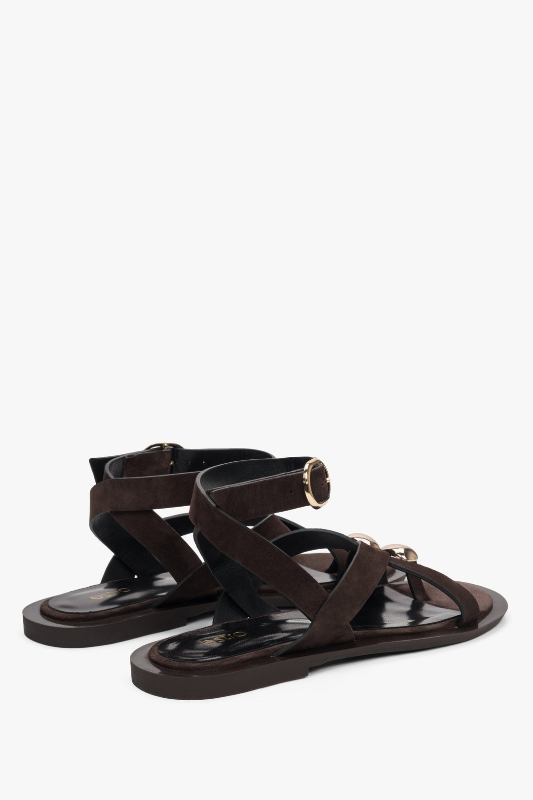 Bequeme Sommerschuhe aus Echtleder für Damen, Estro ER00117380